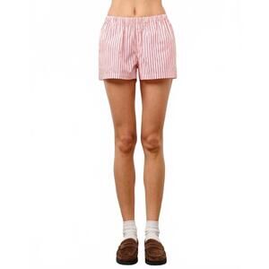 NEW LOUCIA capri striped boxer short in pink
